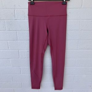 Pink lululemon leggings